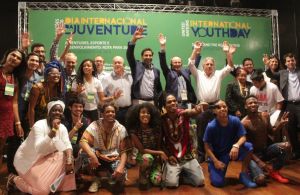 Comemoração do Dia Internacional da Juventude na Tenda da Ciência Fiocruz, em 2016