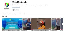 Canal de YouTube do MapaMovSaúde